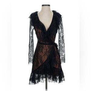 For Love And Lemons Black Lace Dress